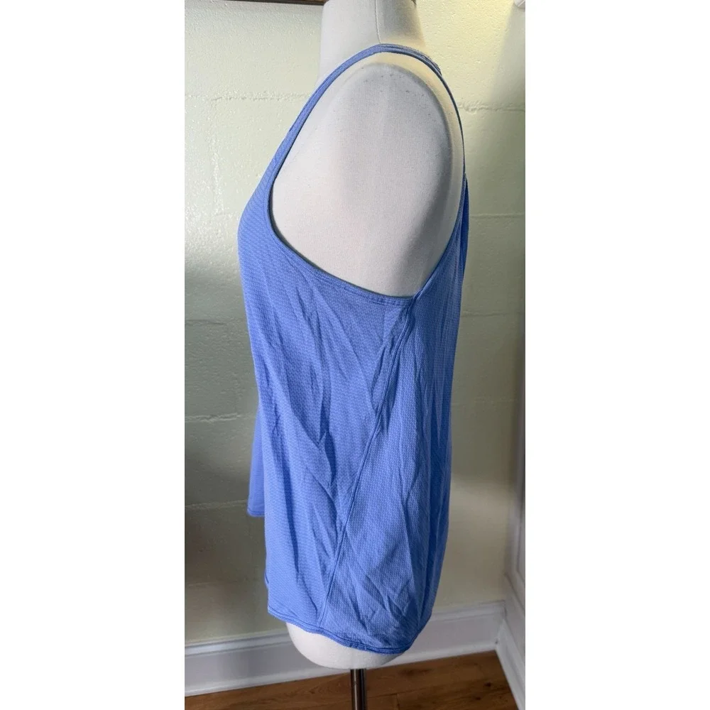 Lululemon Essential Tank Pleated Back Racerback Blue Women's Size M‎ (No Tag)